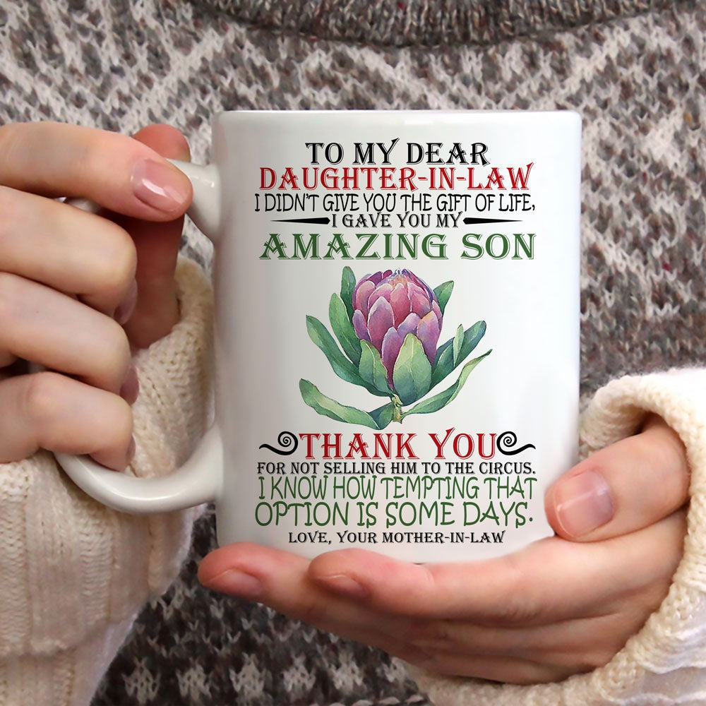 I Gave You My Amazing Son Gift For Daughter-in-law Mug