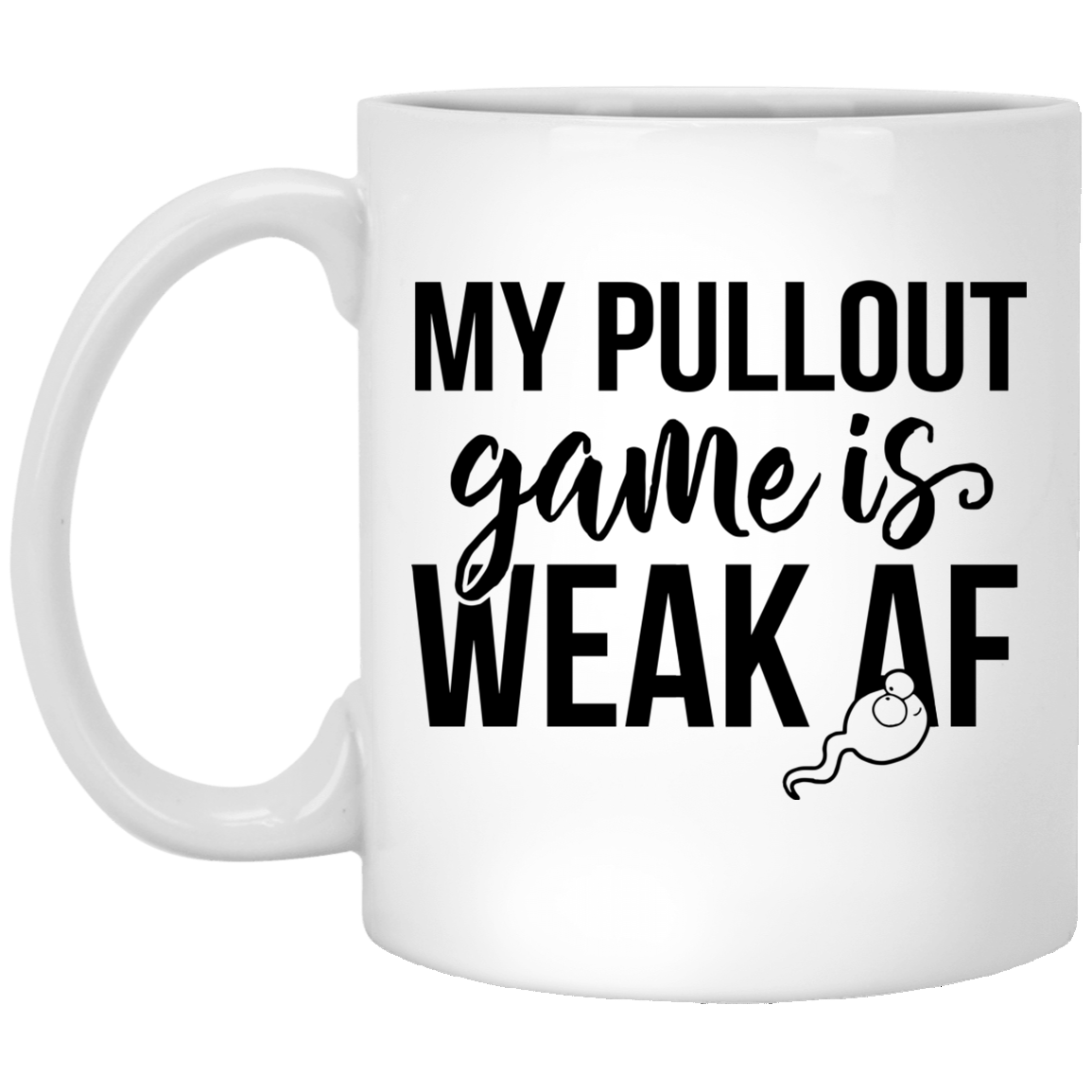 My Pullout Game Is Weak Af Mug Gift For Dad