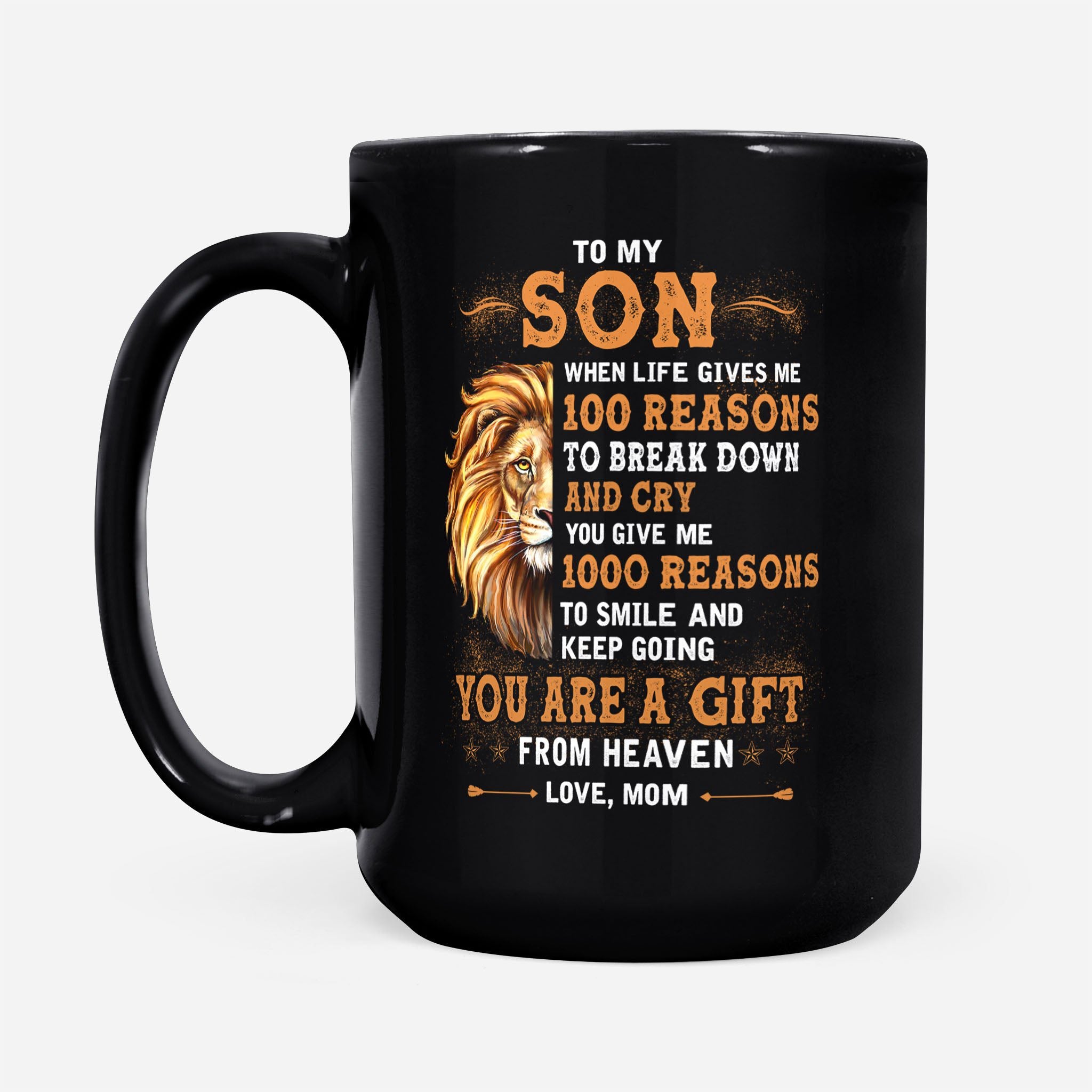 To My Son You Give Me 1000 Reasons To Smile Mug Gift For Son