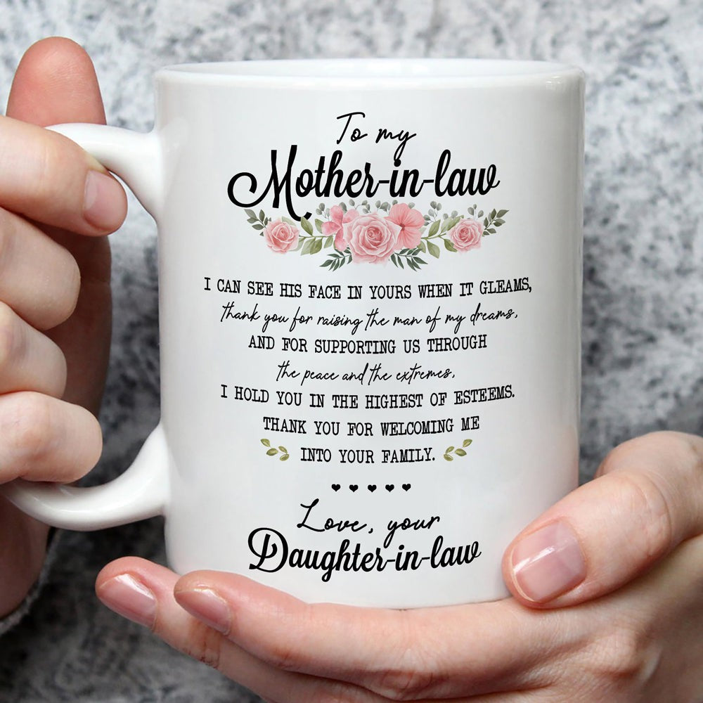 Gift For Mother-in-law Thank You For Supporting Us  Mug