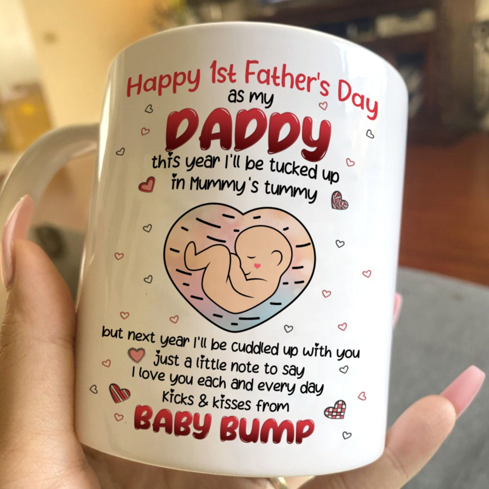 Father's Day Gift From Baby Bump I Love You Each And Every Day Mug