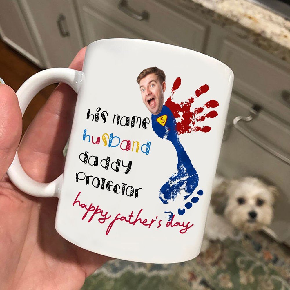 Father's Day Personalized Gift For Husband Daddy Protector Mug