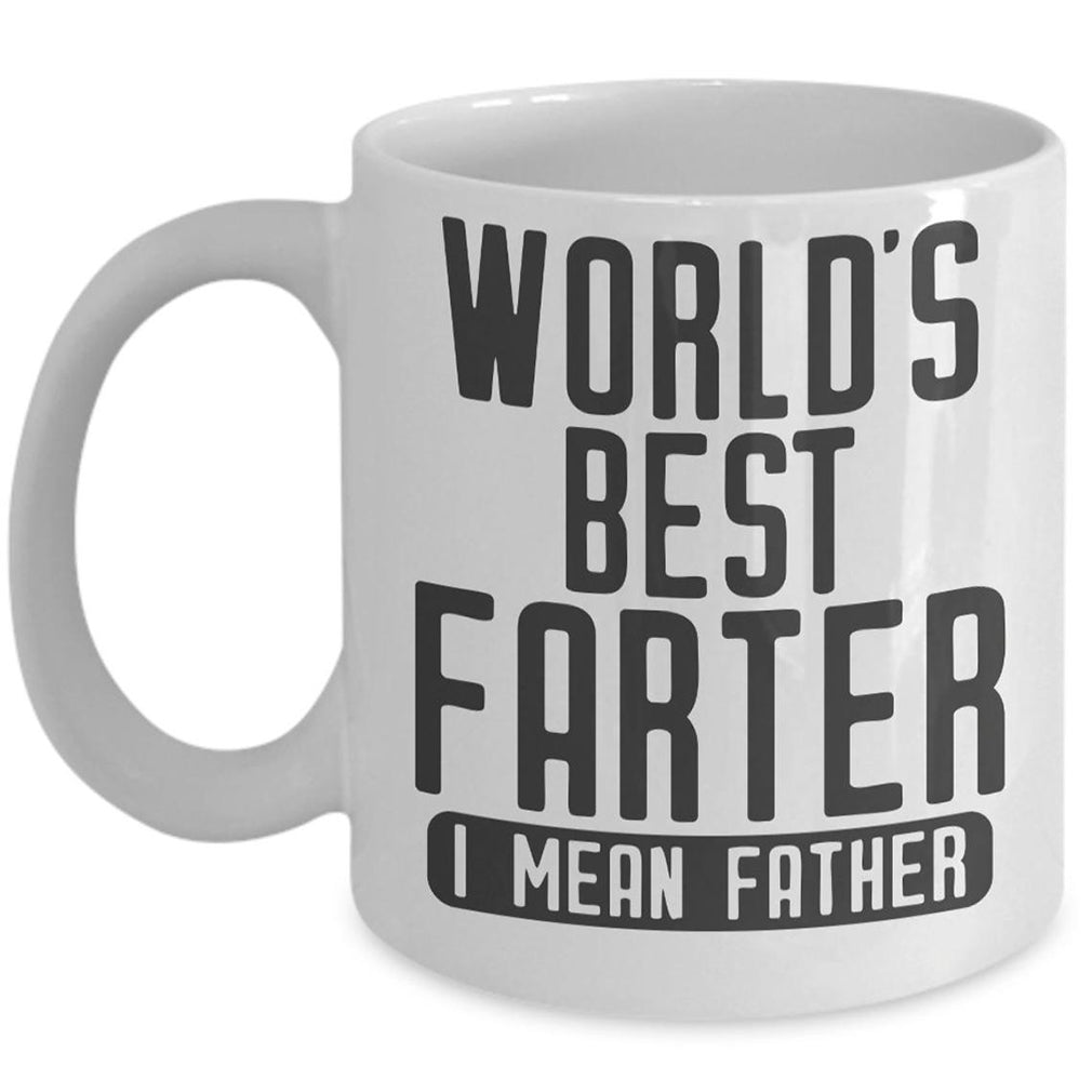 World Best Farter Funny Mugs Gift For Dad