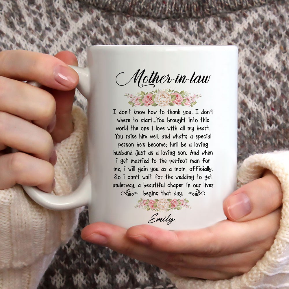 Personalized Dear Future Mother In Law Mug