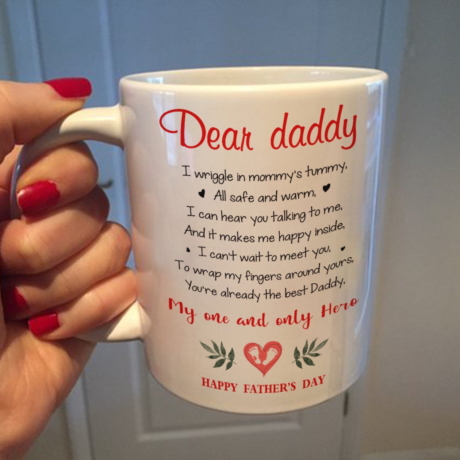 Happy Father's Day My One And Only Hero Mug Gift For New Dad