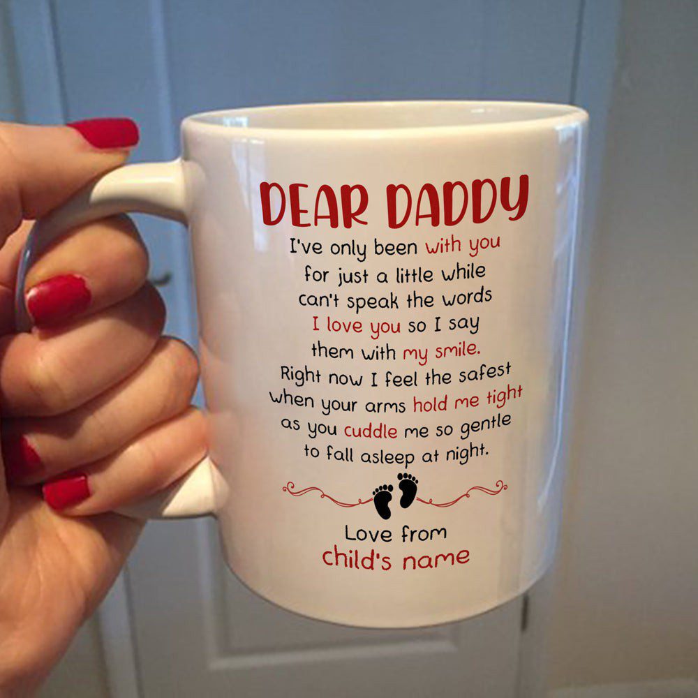 Personalized Gift For New Dad For Just A Little While Mug