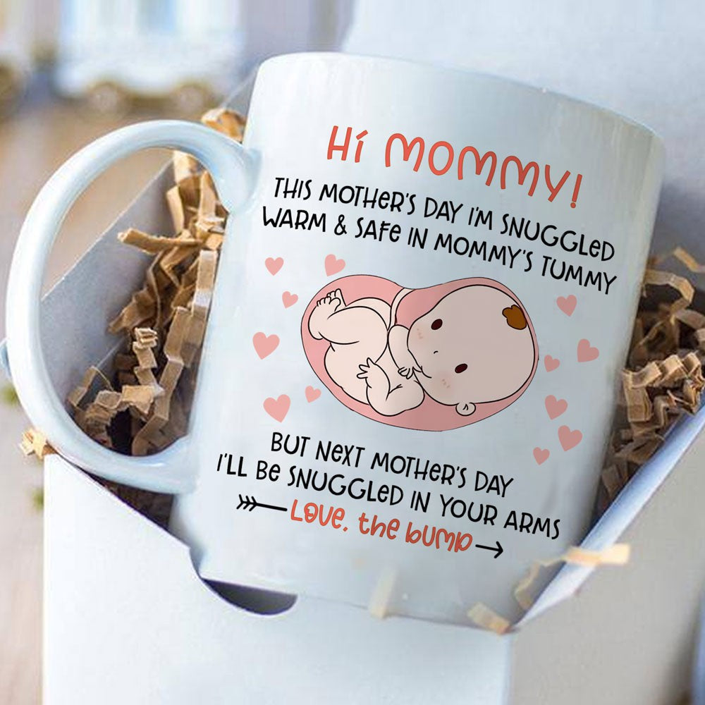 Mother's Day Gift Hello Mommy Warm And Save In Your Tummy Cute Mug