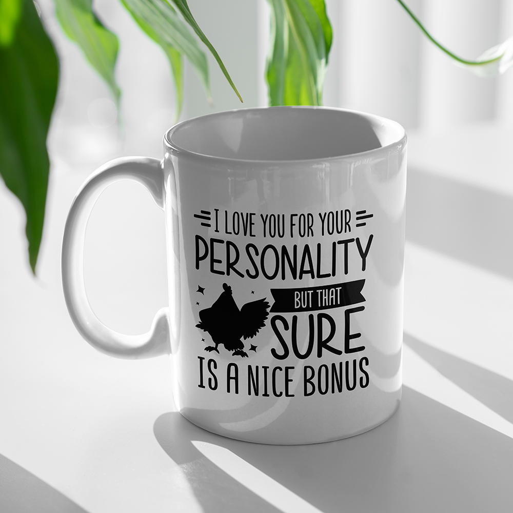 For Husband I Love You For Your Personality Mug