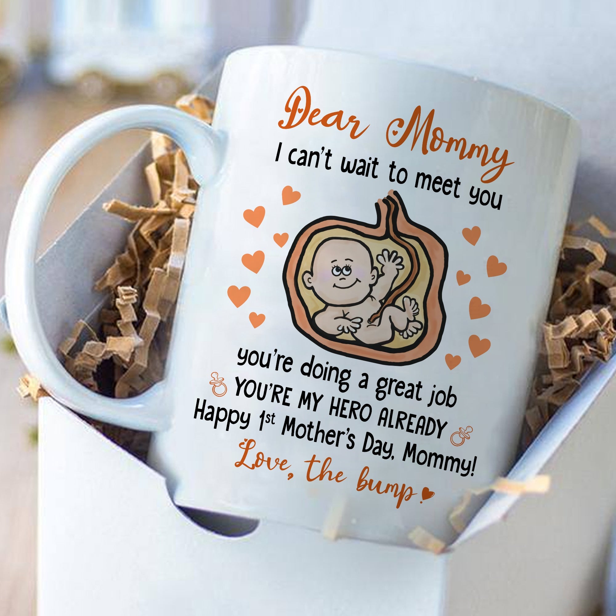 You're My Hero Mommy Mug First Mother's Day Gift For Mom To Be