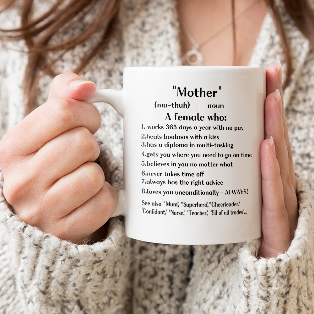 Mother Definition Mugs Gift For Mom