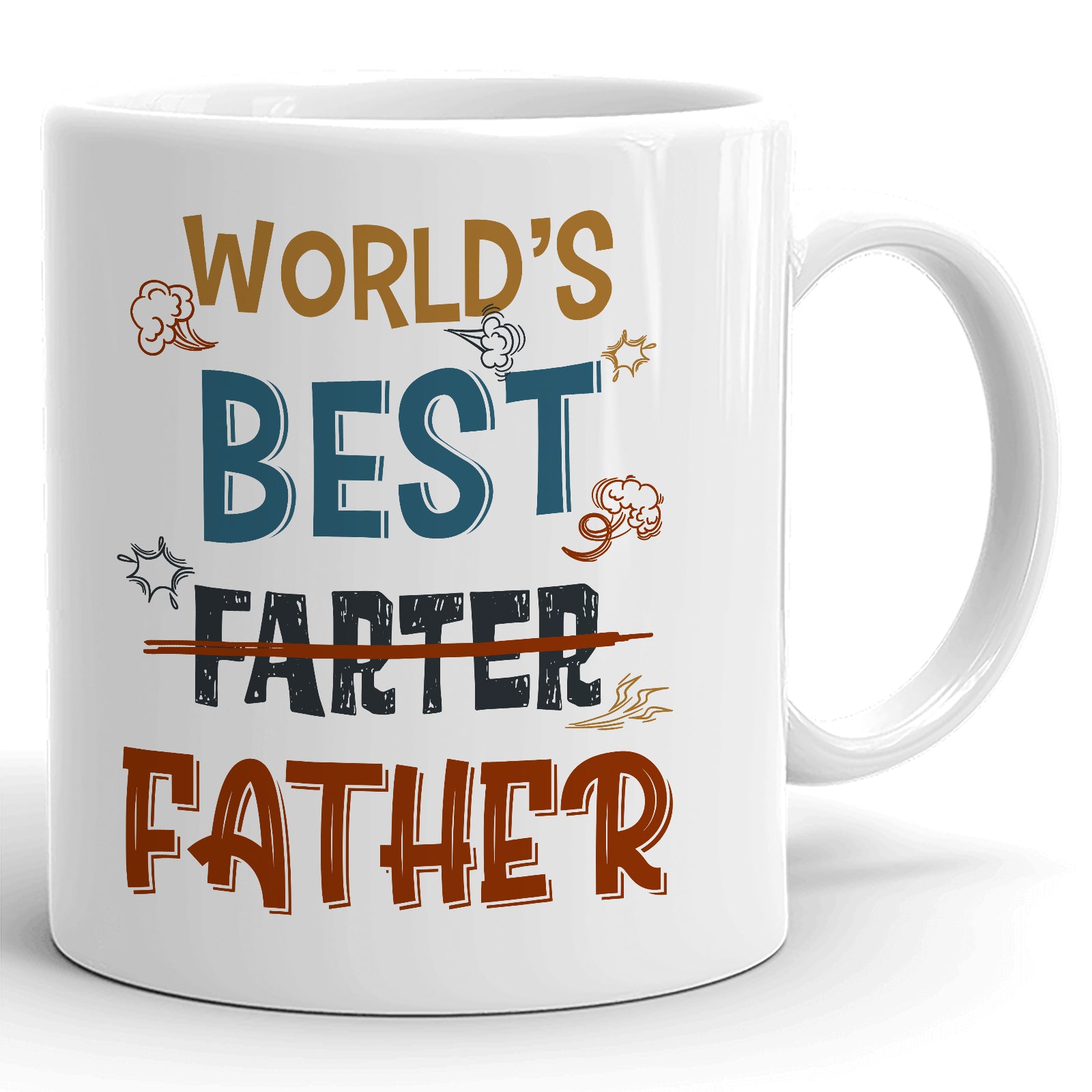 World's Best Farter Mugs Personalized Gift For Dad