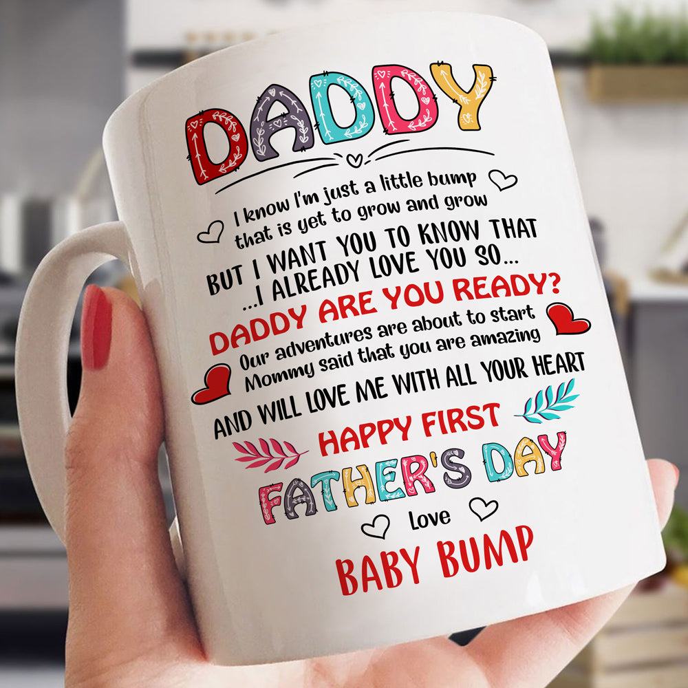 Happy First Father's Day Mug Gift For Dad