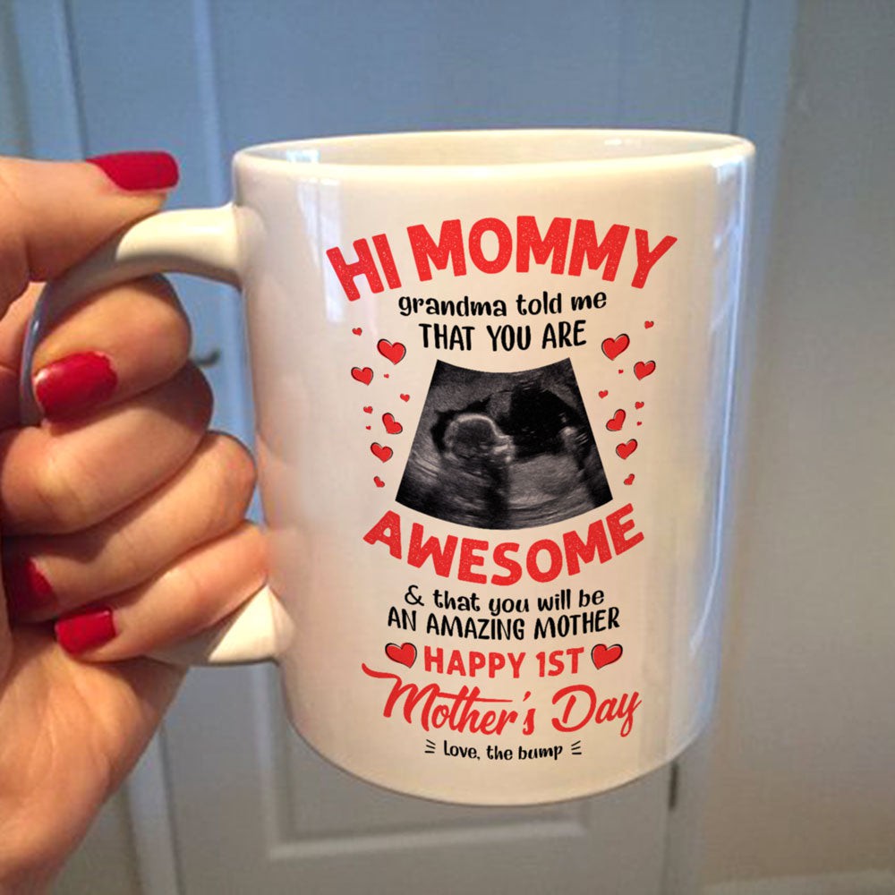 First Mother's Day For Mom To Be Told Personalized Mug