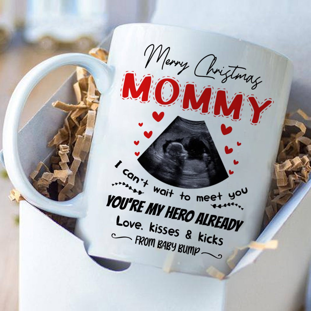 Personalized Christmas Gift For Mom To Be Mug