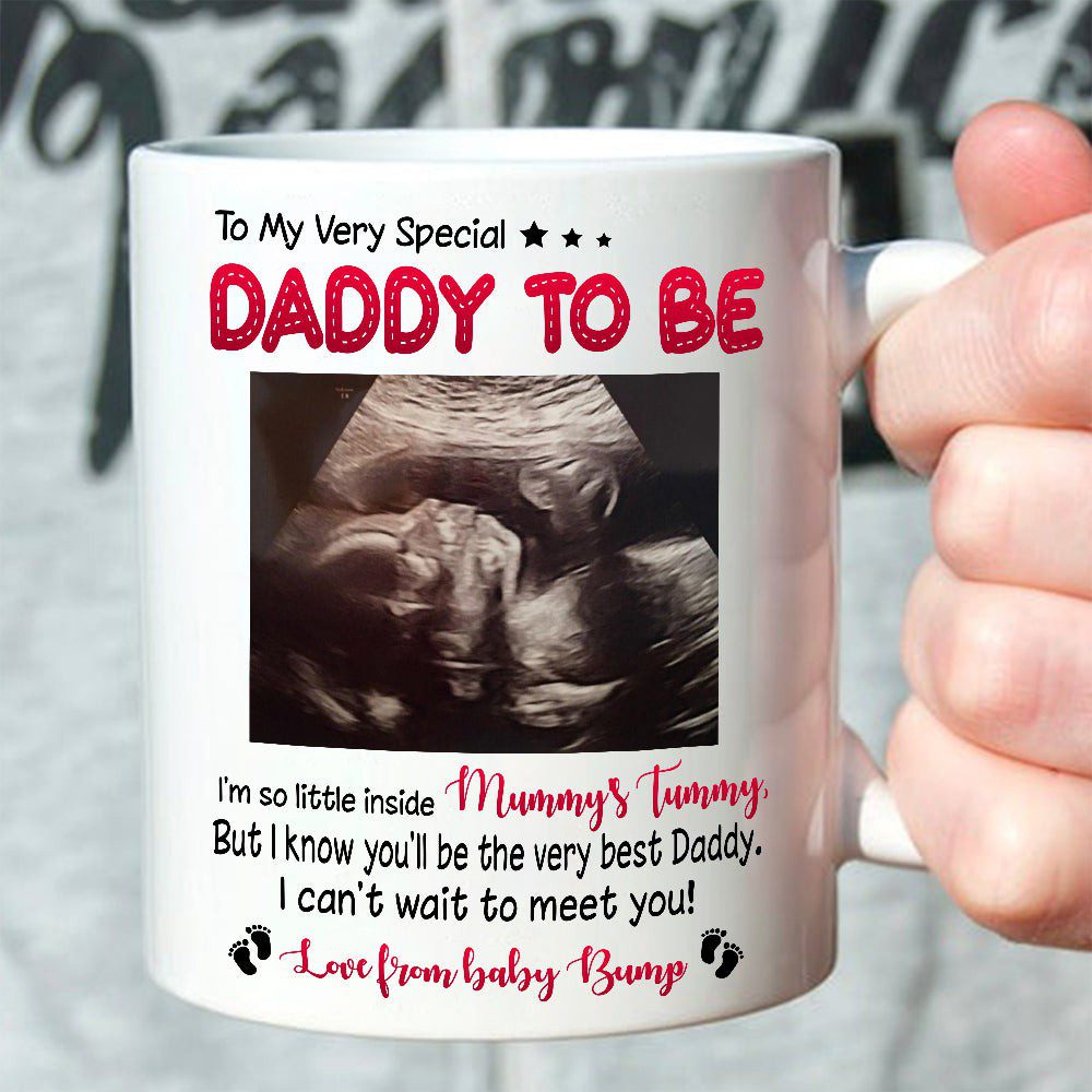 Personalized To My Daddy To Be From Baby Bump Mug Gift For New Dad