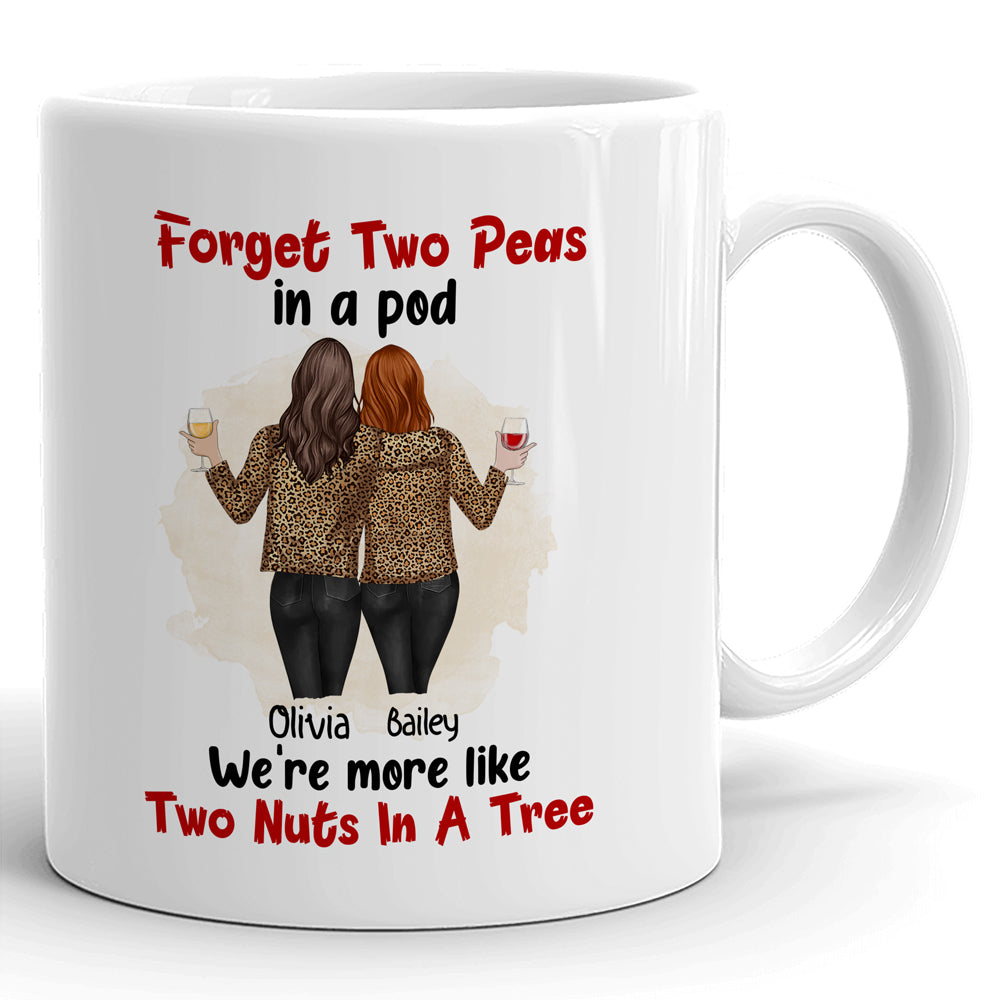 Best Friends BFF Peas In A Pod Funny Friendship Personalized Mug