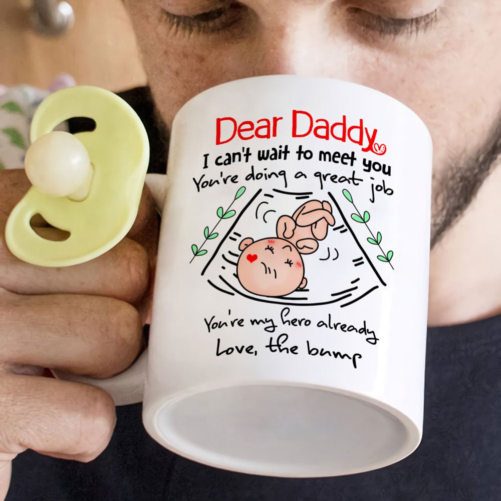 Gift For Expecting Dad My Hero Mug