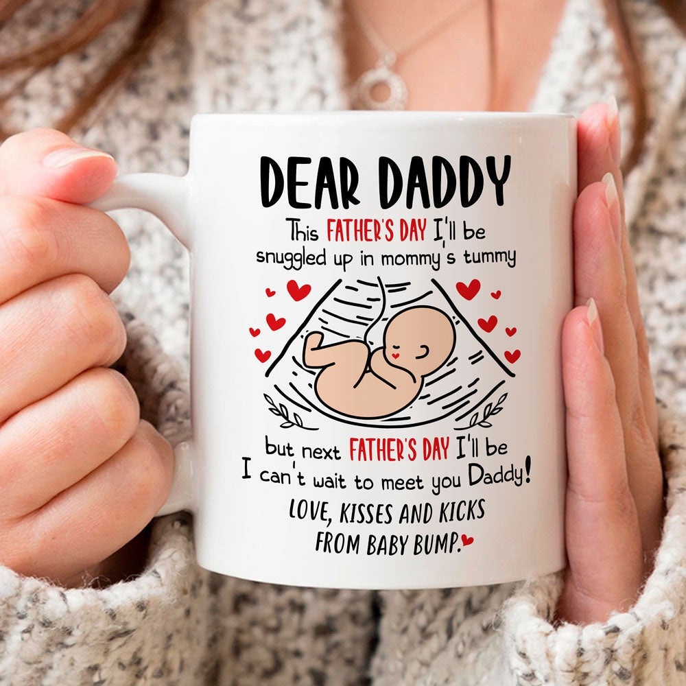 I Can't Wait To Meet You Mug Father's Day Gift For Expecting Dad