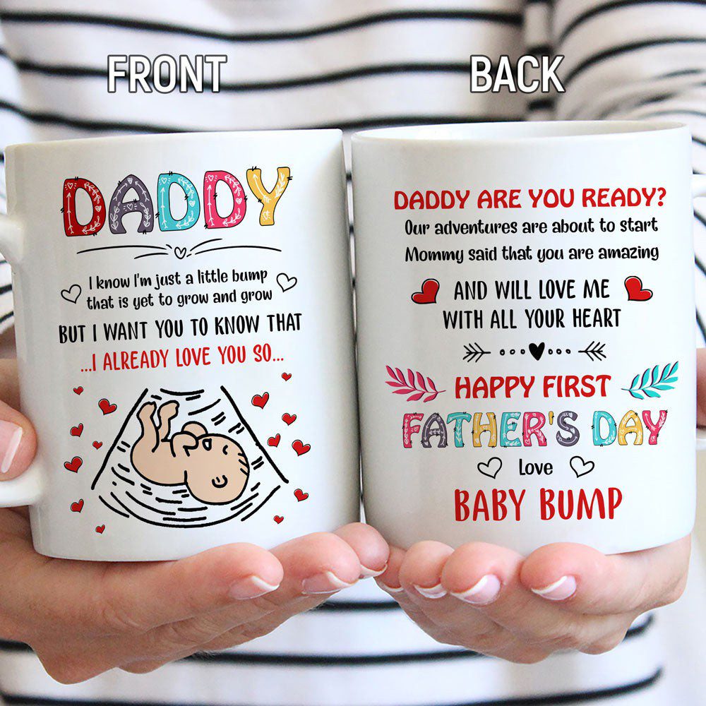 Just A Bump Mug Father's Day Gift For Dad