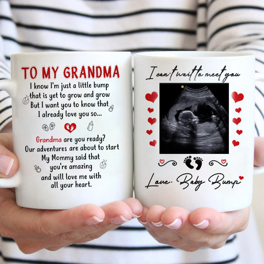 Personalized Image Adventure Grandma Bump Mug Gift For Grandma To Be