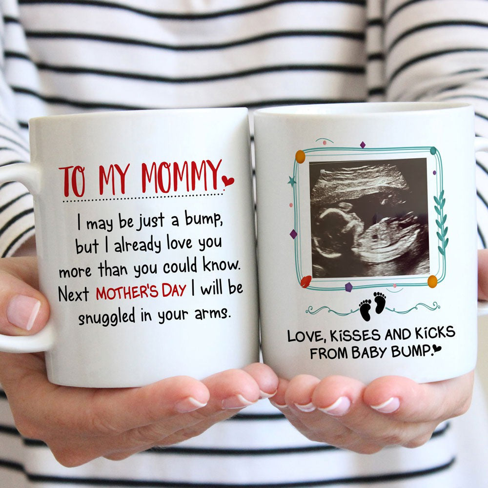 Personalized Mother's Day Gift For Mom To Be I Maybe Just A Bump Mug