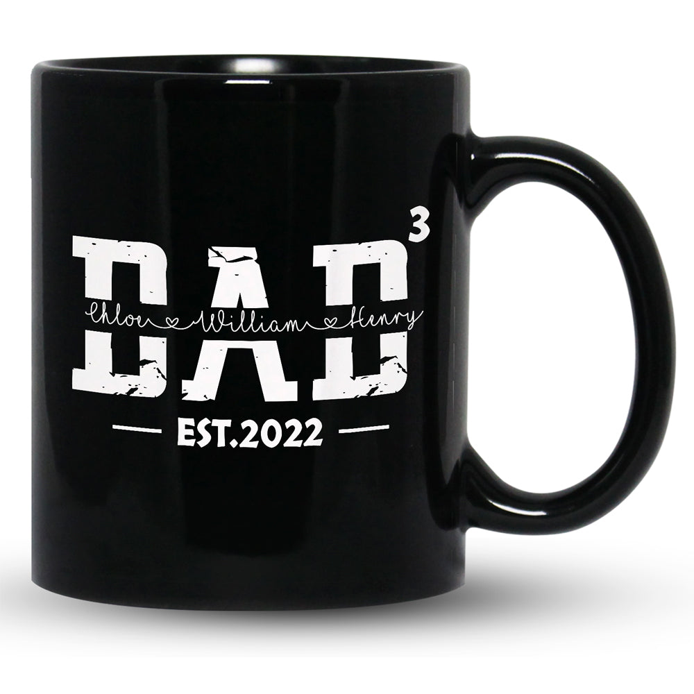 Daughter Son Dad Est Funny Mugs Personalized Gift For Dad