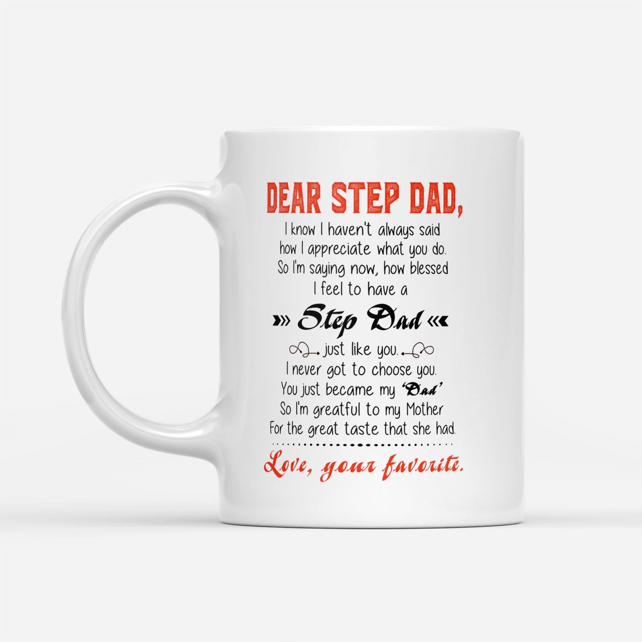 For Stepdad How Blessed I Feel To Have A Step Dad Just Like You Mug