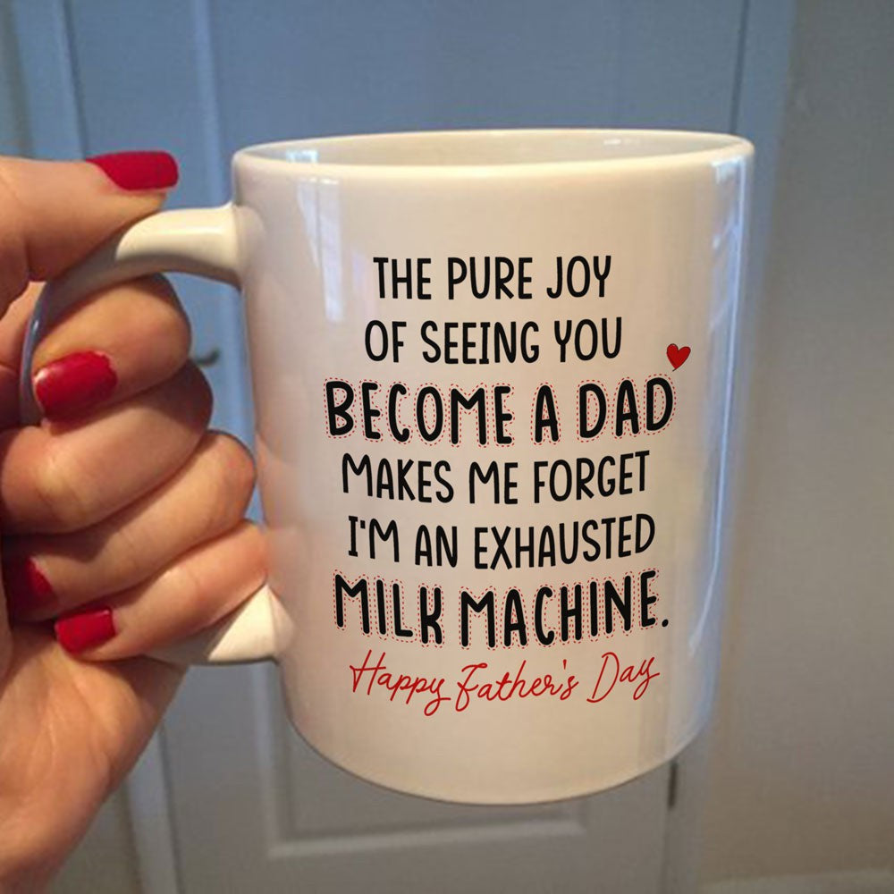 Father's Day Gift For New Dad Become A Dad Mug