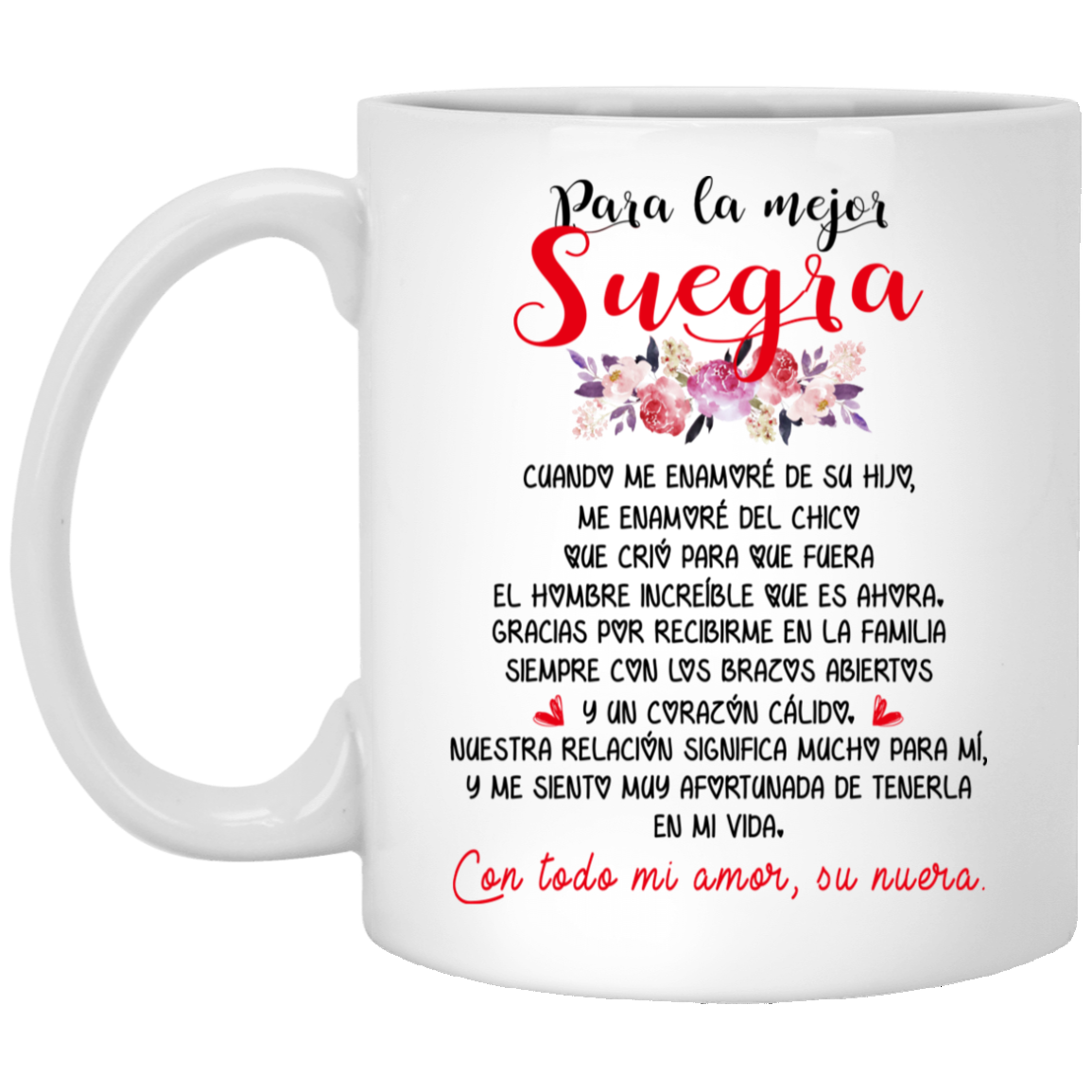 Para la mejor suegra mug