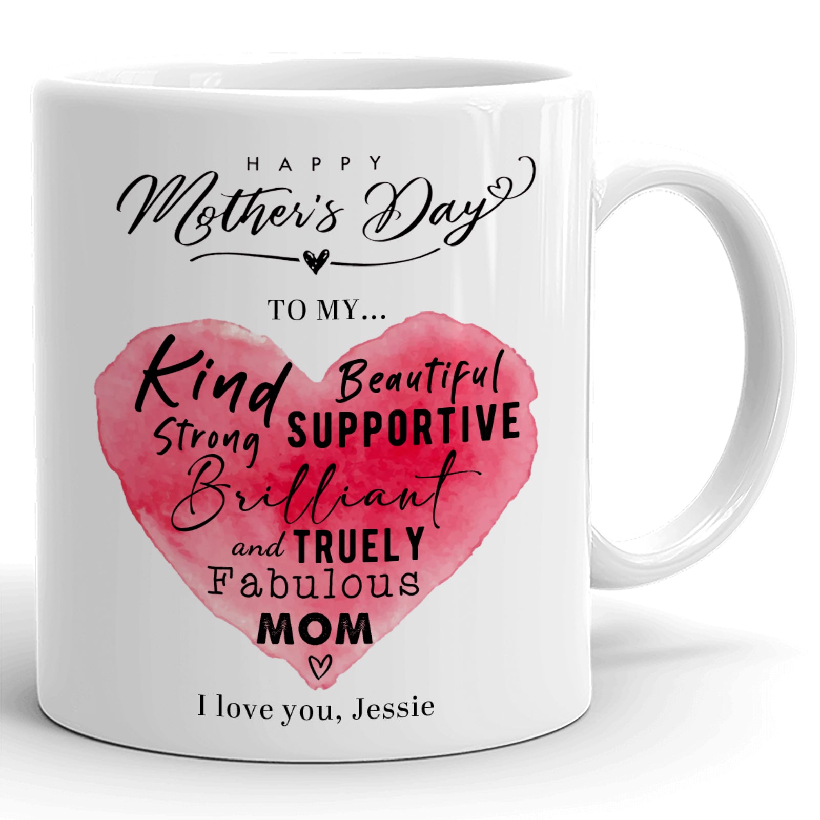 Happy Mothers Day To My Kind Beautiful Mom Meaningful Mug