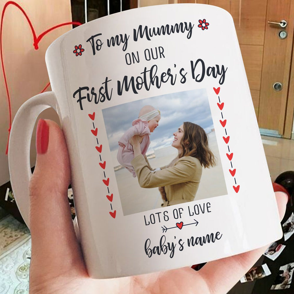 Personalized Gift For New Mum Our First Mother's Day Mug