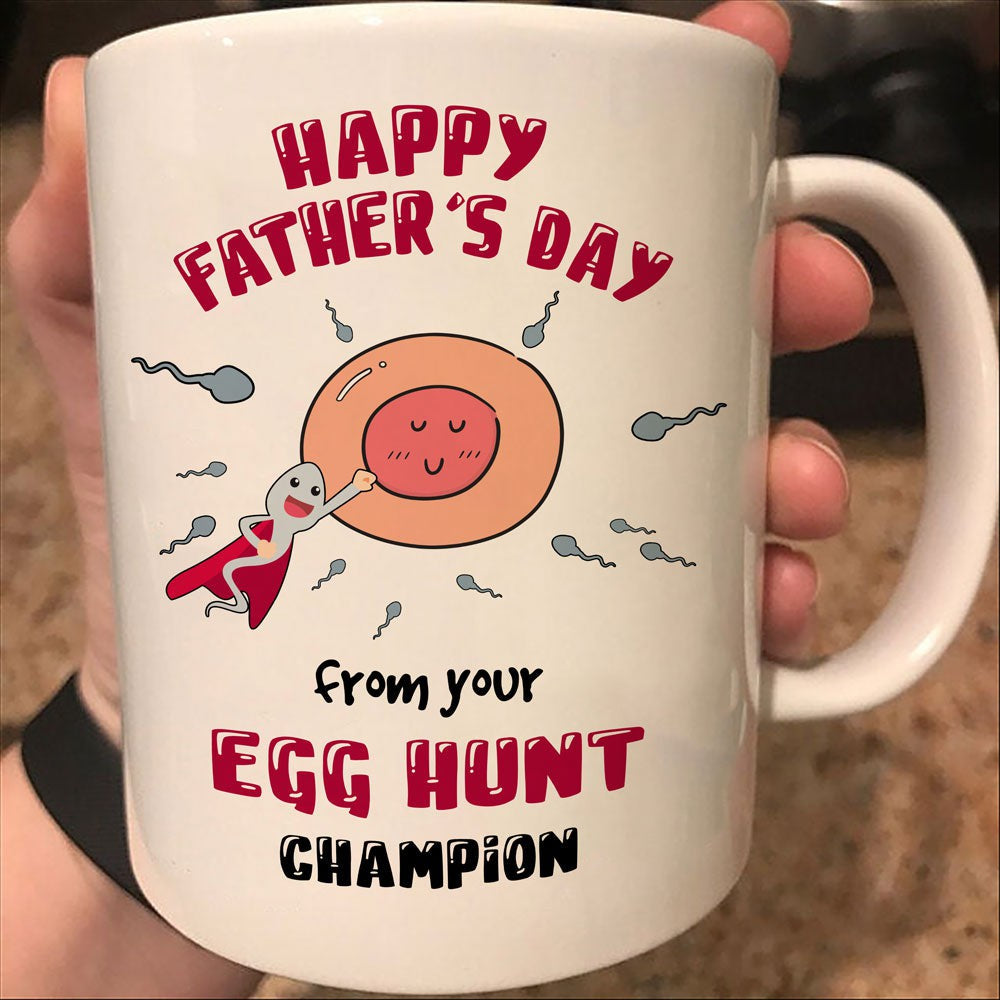 Father's Day Egg Hunt Champion Mug Gift For Dad