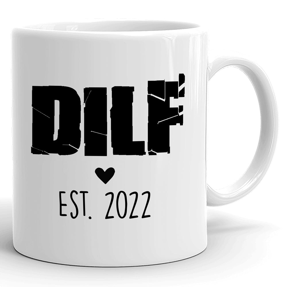 New 1st Dilf Funny Mugs Personalized Gift For Expecting Dad