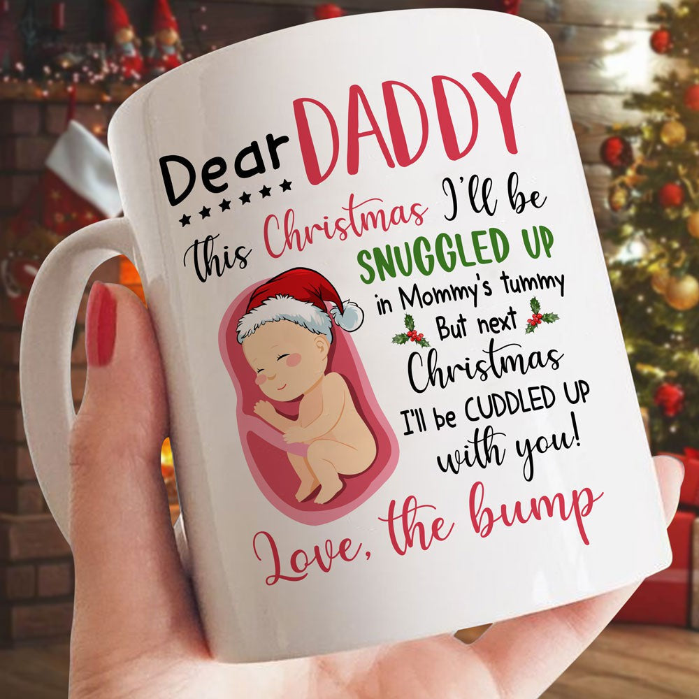 For Expecting Dad From Bump This Christmas Snuggle Up With Daddy Mug