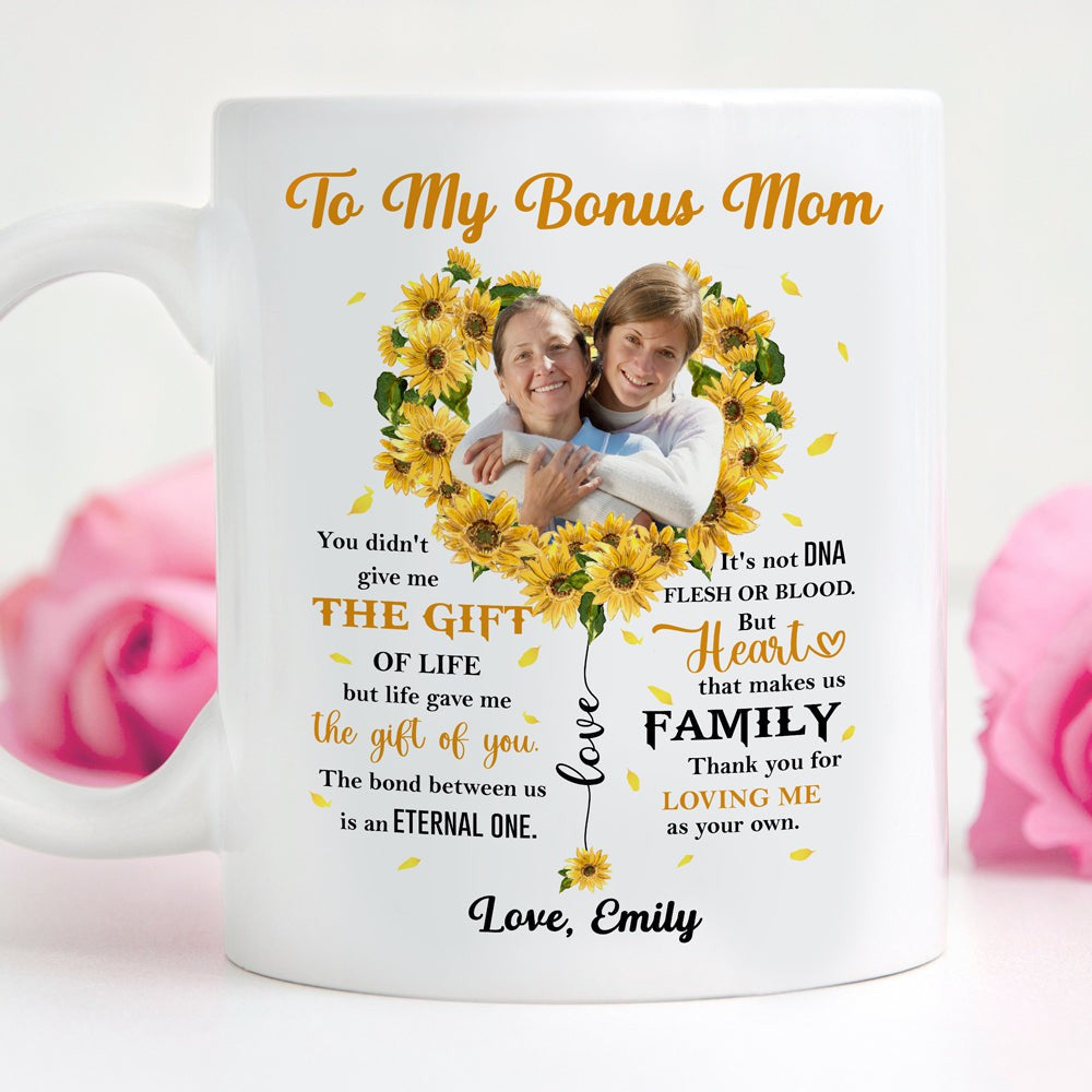 Personalized Gift For Bonus Mom Mug, Bonus Mom Gift, Step Mom Gift