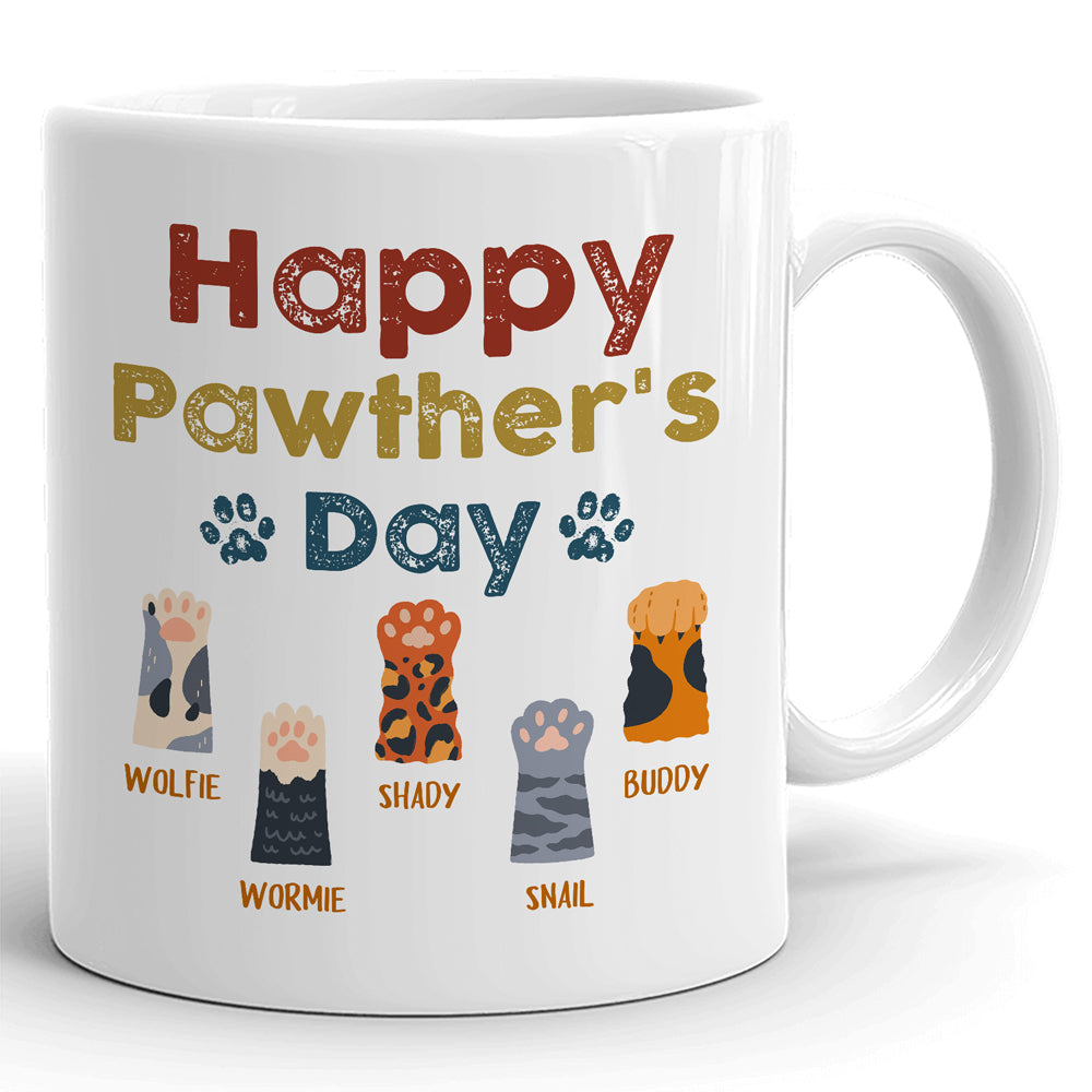 Father's Day Cat Dad Funny Personalized Mug