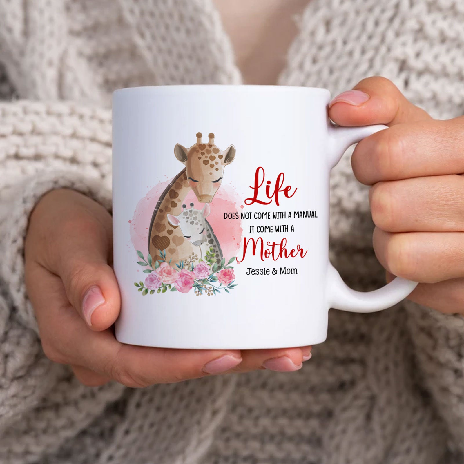 Mother's Day Mom Life Does Not Come With a Manual Personalized Mug