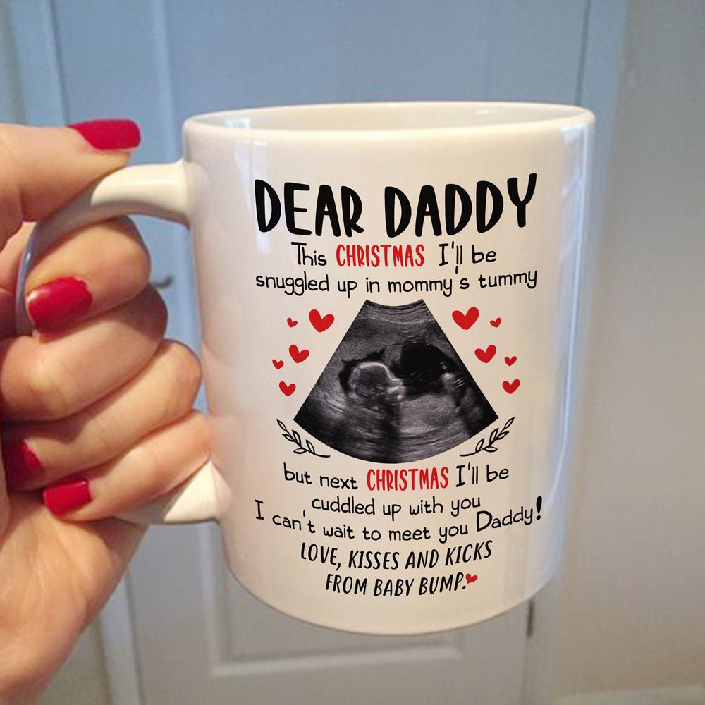 Gift For Dad To Be Next Christmas I'll Be Cuddled Up With You Mug