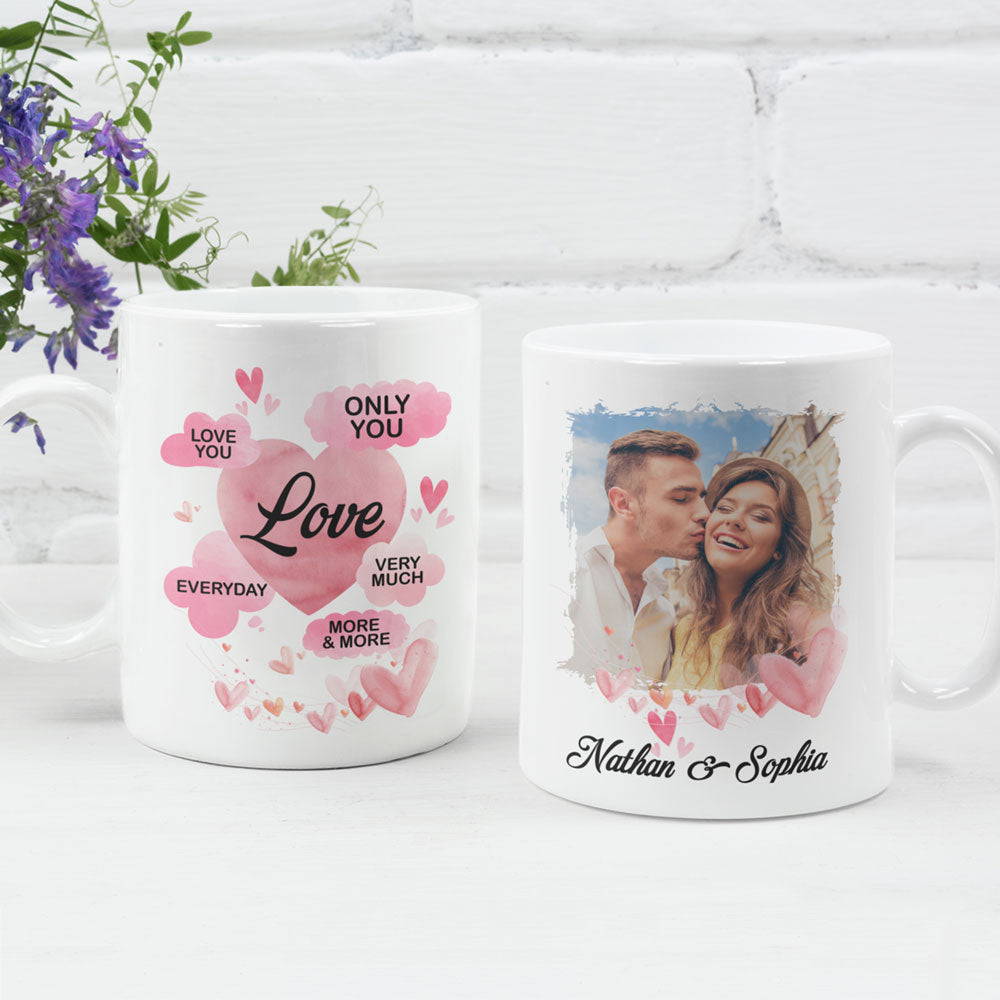 Personalized Love You Only You Meaningful Couple Mug