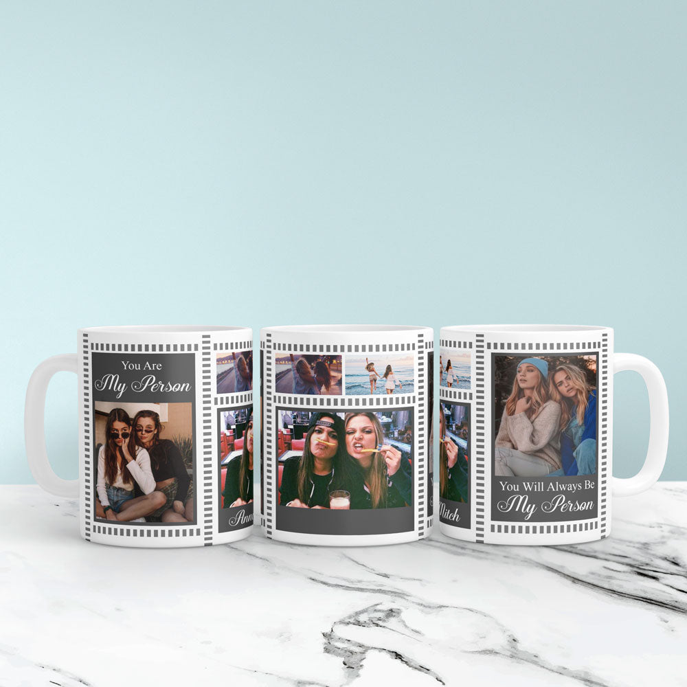 Personalized Best Friend You Are My Person Meaningful Mug