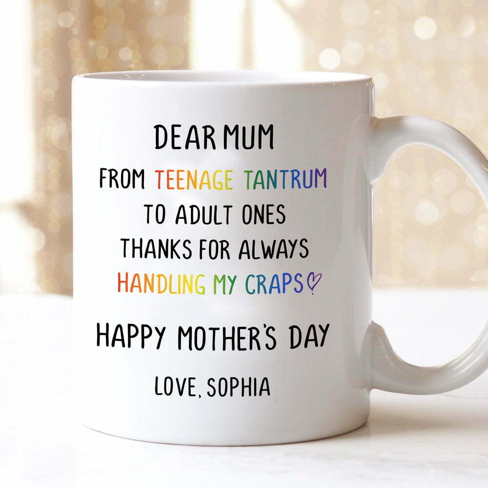 Thanks For Always Handling Mother's Day Mugs Personalized Gift For Mum