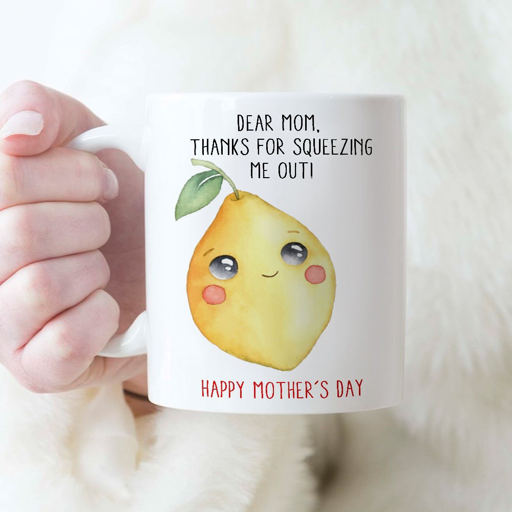 Funny Mother's Day Gift For Mom Squeezing Mug