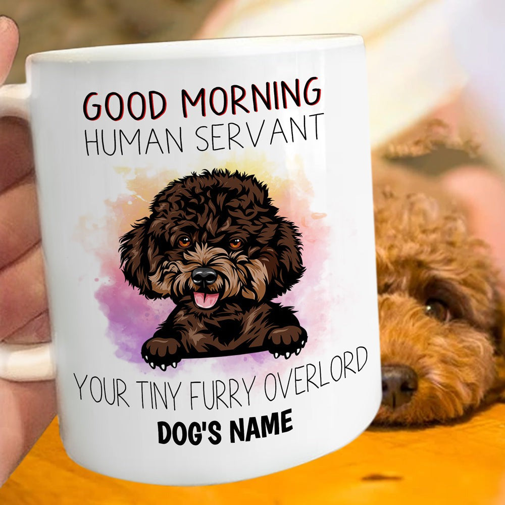 Personalized Dog Breed Gift For Dog Lover Good Morning Mug