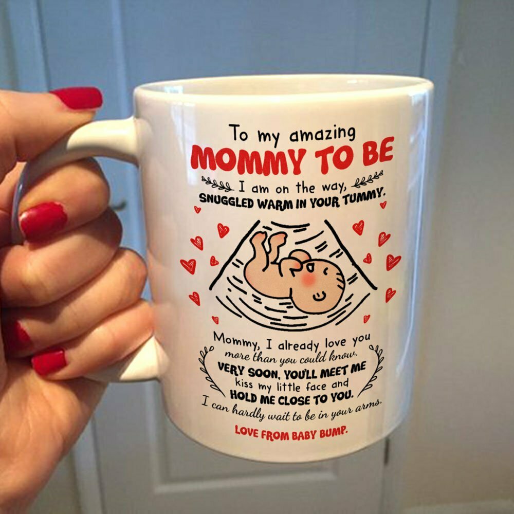 Gift For Mom To Be I Am On The Way Mug