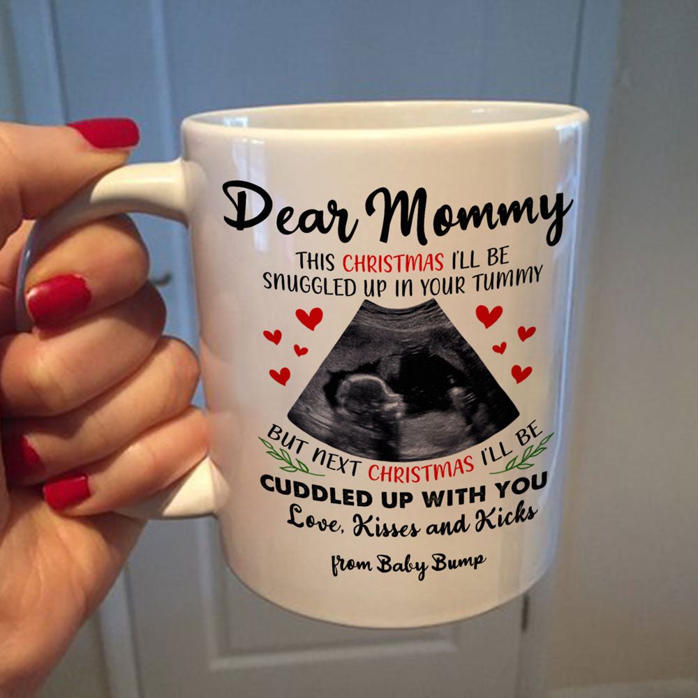 Mom Next Christmas I'll Be Cuddled Up With You Personalized Mug