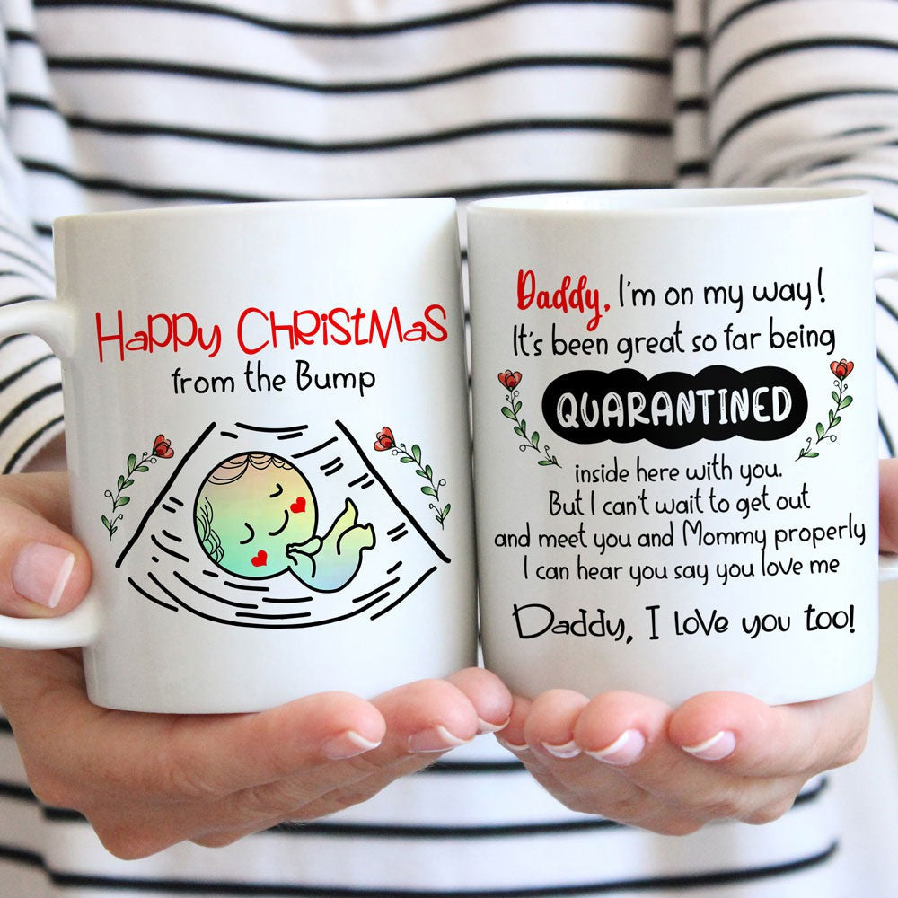 Christmas Gift For Expecting Dad I'm On My Way Mug