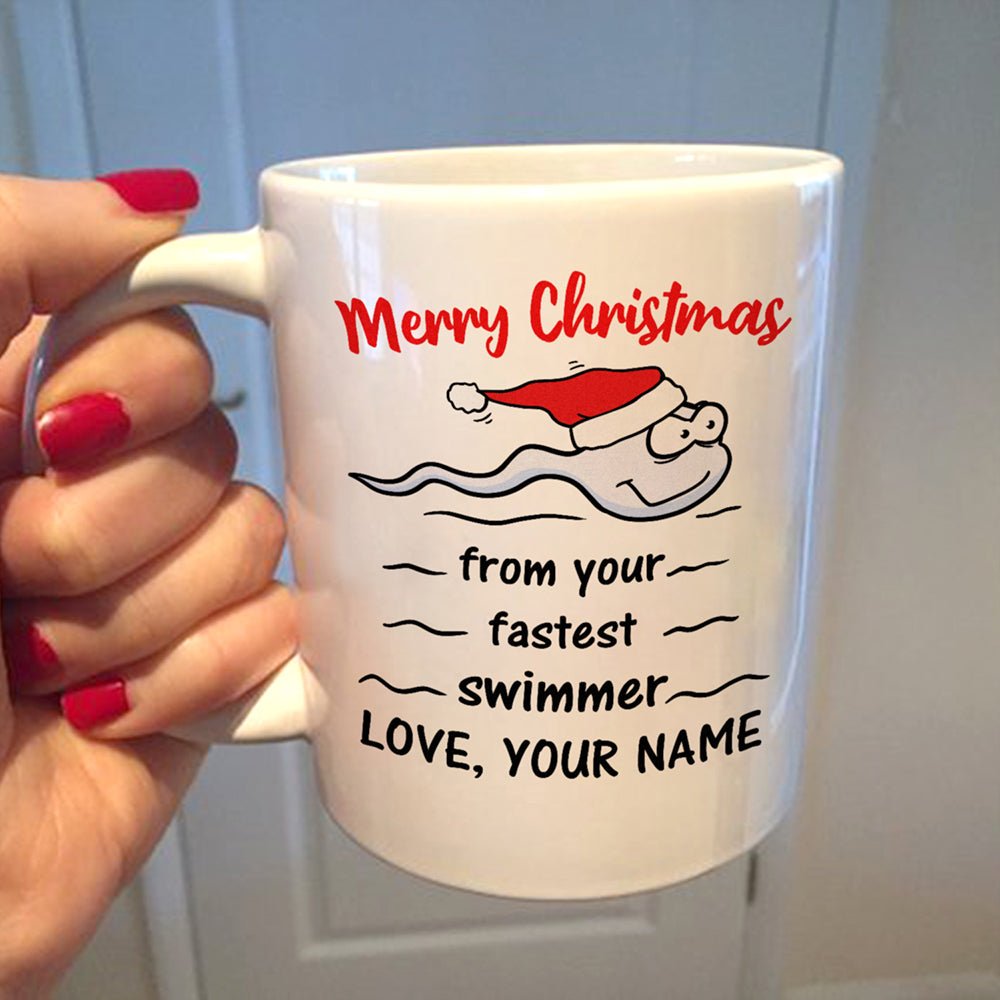 Personalized Gift For Dad From Your Fastest Swimmer