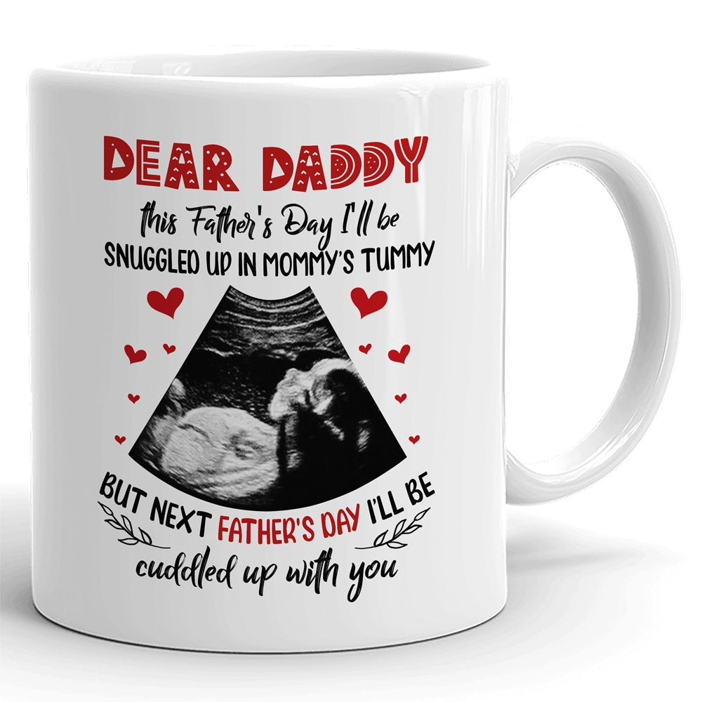 Happy Father's Day A Little Bump Personalized Mug