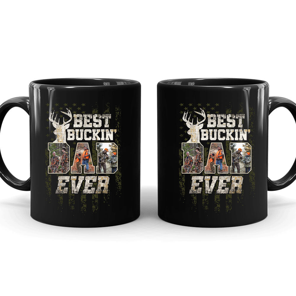 Hunting Best Buckin' Dad Ever Gift From Children Personalized Mug