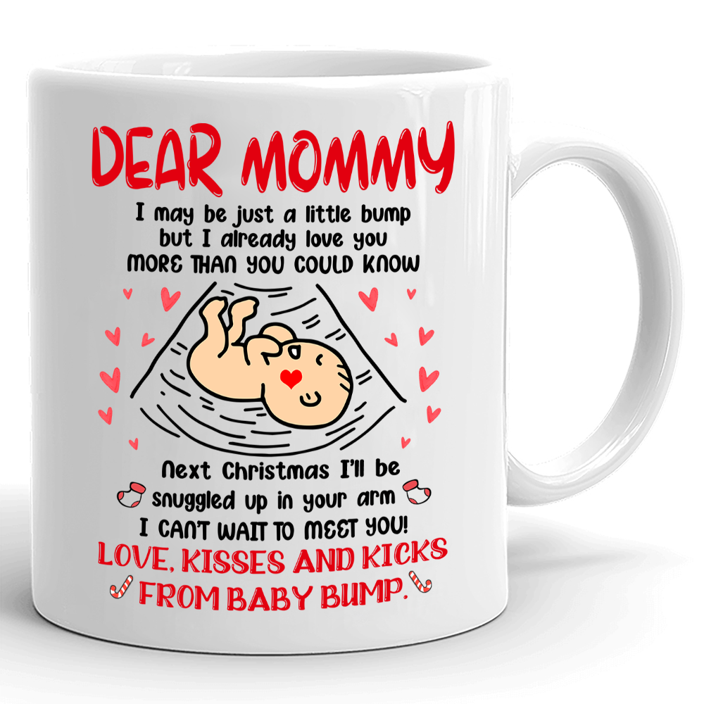 Next Christmas Snuggled Up In Your Arm Mug Gift For Expecting Mom To Be